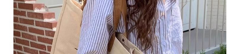 Chemise rayée rose française ample avec protection solaire pour fille, collection été 2025, haut à manches longues style décontracté, veste fine_voghion.com