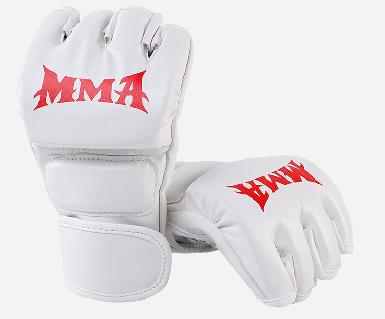 Boxe demi doigt MMA UFC Sandboxing épaissi adulte gants sac de sable combat poing ensemble_voghion.com