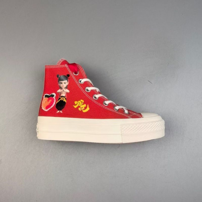 New Meiqi New Wang New Same Style Nezha Demon Children Roaring Sea Co Branded Chuck 1970S Men's And Women's_voghion.com