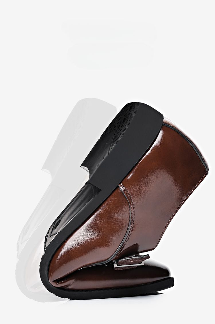 Scarpe Oxford eleganti casual da uomo, con lacci, per ufficio, feste e uso quotidiano_voghion.com