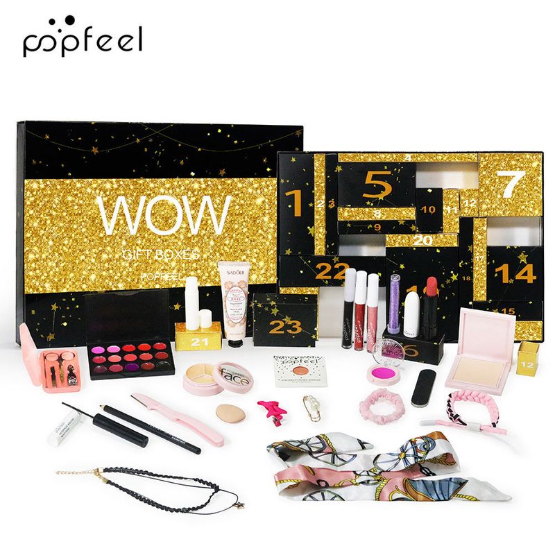 Set di trucco Matita per sopracciglia Lucidalabbra Rossetto Ombretto Fondotinta Cosmetici combinati_voghion.com