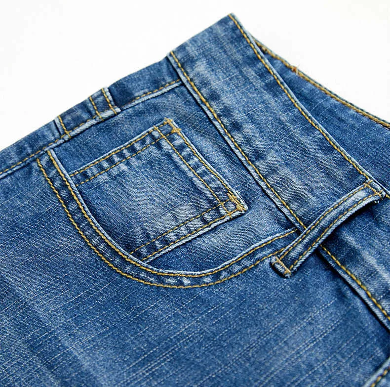 Men's 2023 Summer Men'S Slim Denim Shorts Business Casual Fashion Loose Stretch All-Match Jeans Male High-End Brand_voghion.com
