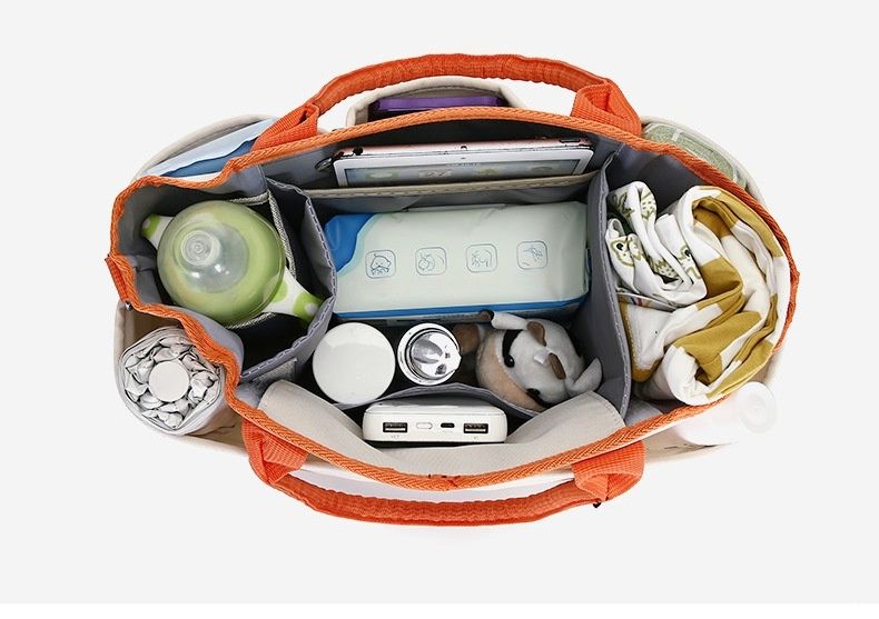 Borsa per mamma e bambino - Borsa a tracolla portatile, elegante e pratica, può contenere pannolini, salviette umidificate, articoli essenziali per la maternità_voghion.com