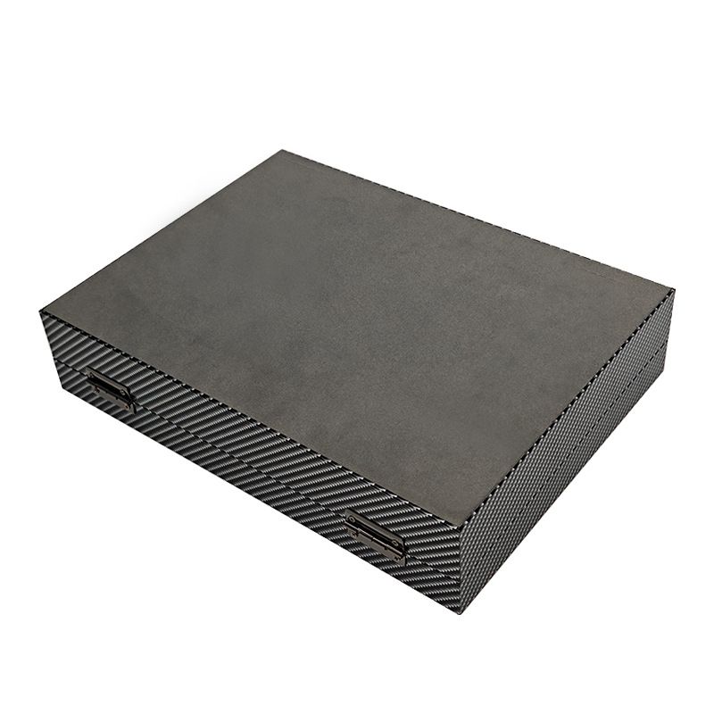 Hjem og hage Svart valnøtttre 8-bits briller Oppbevaring Collection Display Box 8 Bit Solbriller Oppbevaringsboks_voghion.com