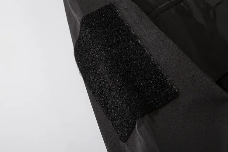 Spring Autumn Cargo Jacket Men Multi-pockets Tactical Functional Hooded Jacket Waterproof Windbreaker Outdoor Coats for Men_voghion.com