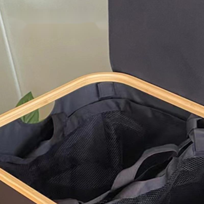 Household Foldable Basket Lid, Oxford Cloth Storage Bin, Large Laundry Hamper With Inner Bag, Fabric Storage, Waterproof_voghion.com