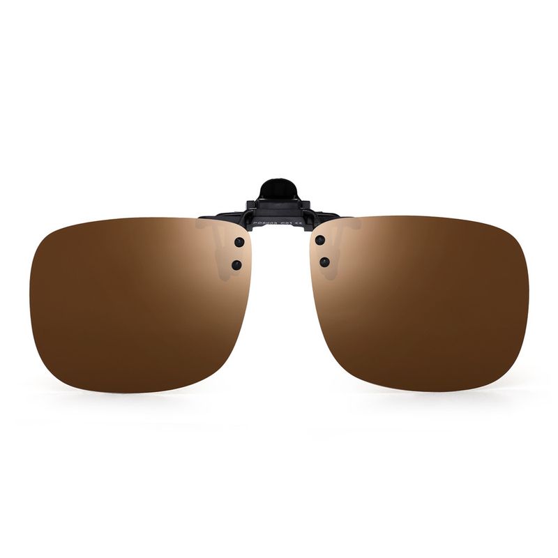 Polarisierte Sonnenbrille zum Anklipsen für Damen und Herren, rahmenlos, zum Aufklappen, für Korrekturbrillen, UV400_voghion.com