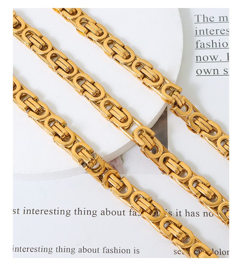 Herren- und Damenschmuck Übertriebene Metallarmbänder Unisex-Stil Schmuck All Match Titanstahlarmbänder_voghion.com