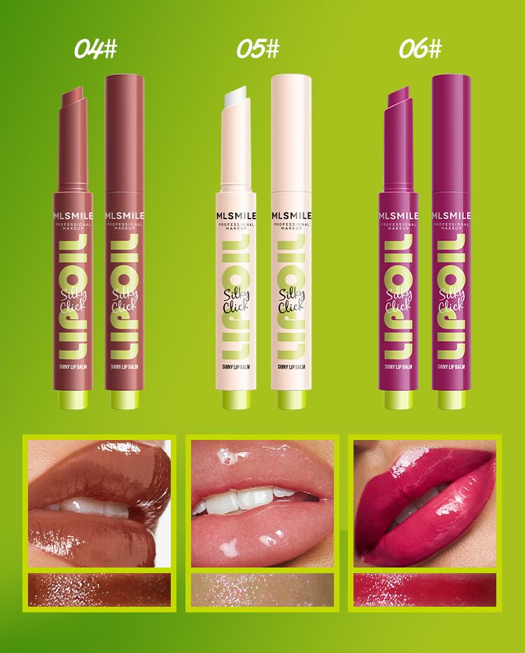 MLSMILE Cosmetics 9 culori ruj de presă ruj solid apă lucios luciu de buze hidratant oglindă ulei de buze_voghion.com