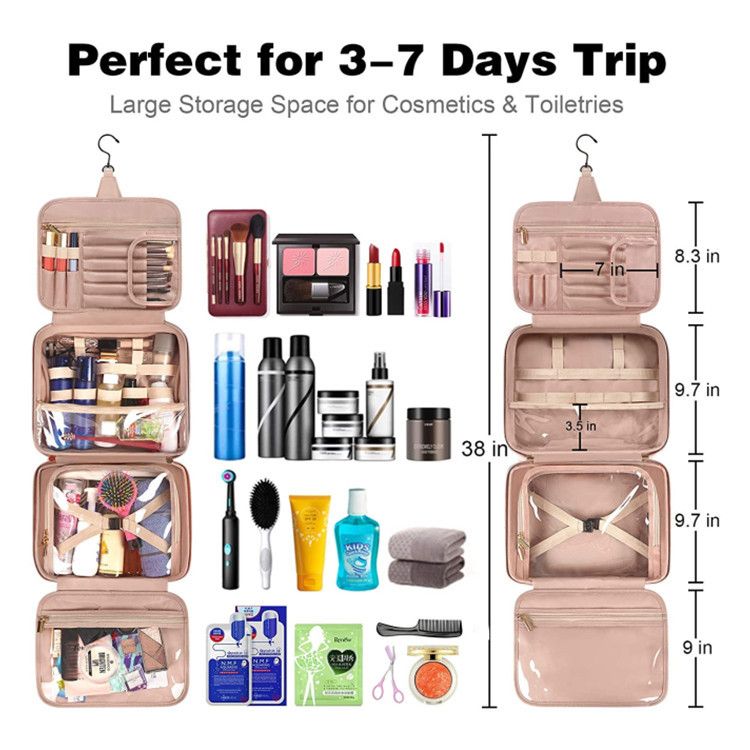 Women's fashion storage bag travel portable cosmetic bag toiletry bag toiletry set storage bag_voghion.com