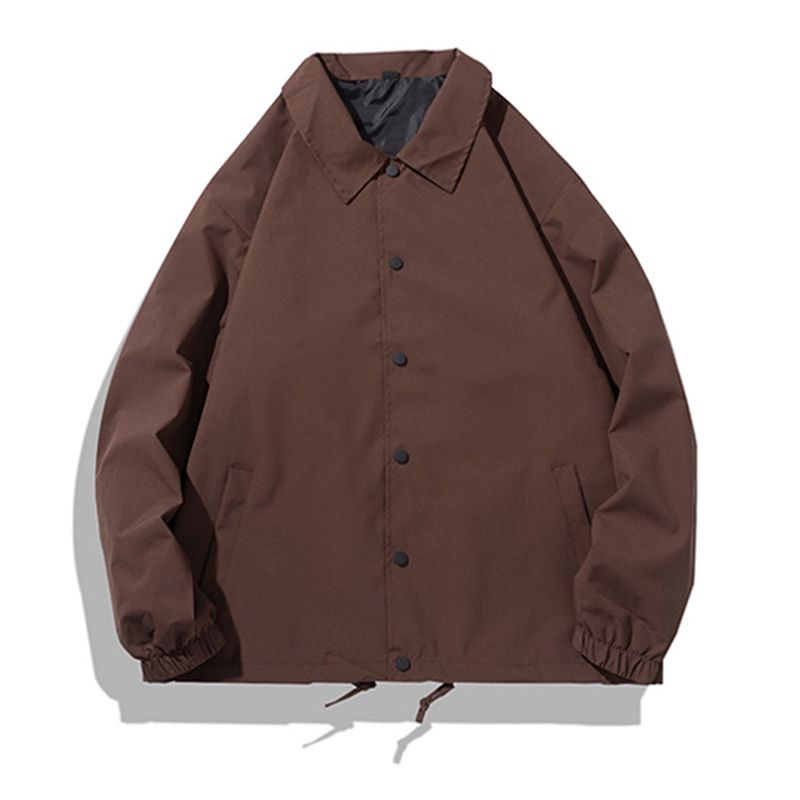 High Quality Jacket for Men with Custom Polyester Spring Windbreaker Softshell Lapel Collar Jackets_voghion.com