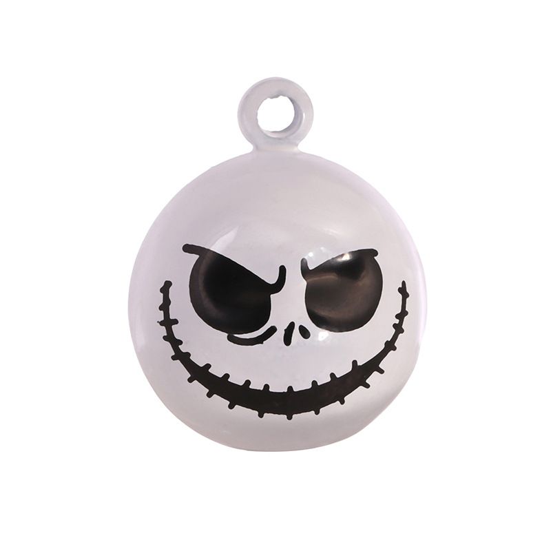 Accesorios de decoración de Halloween transfronterizos Dibujos animados de Navidad Pequeña campana Mueca de calabaza Muñeco de nieve Colgante de campana de cobre_voghion.com