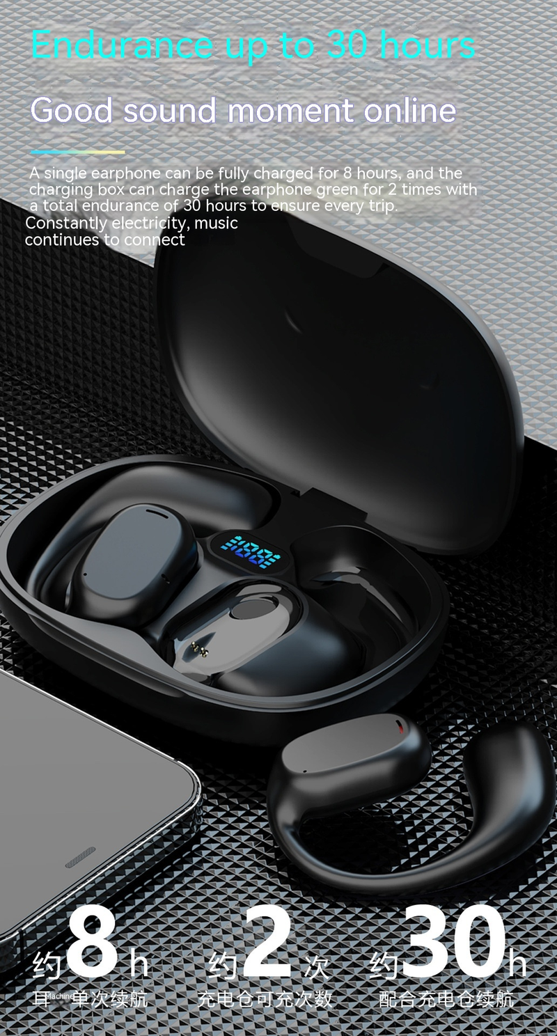 GT280 ear mounted OWS electronic Bluetooth gaming earphones noise reduction private mode ultra long continuous shipping_voghion.com