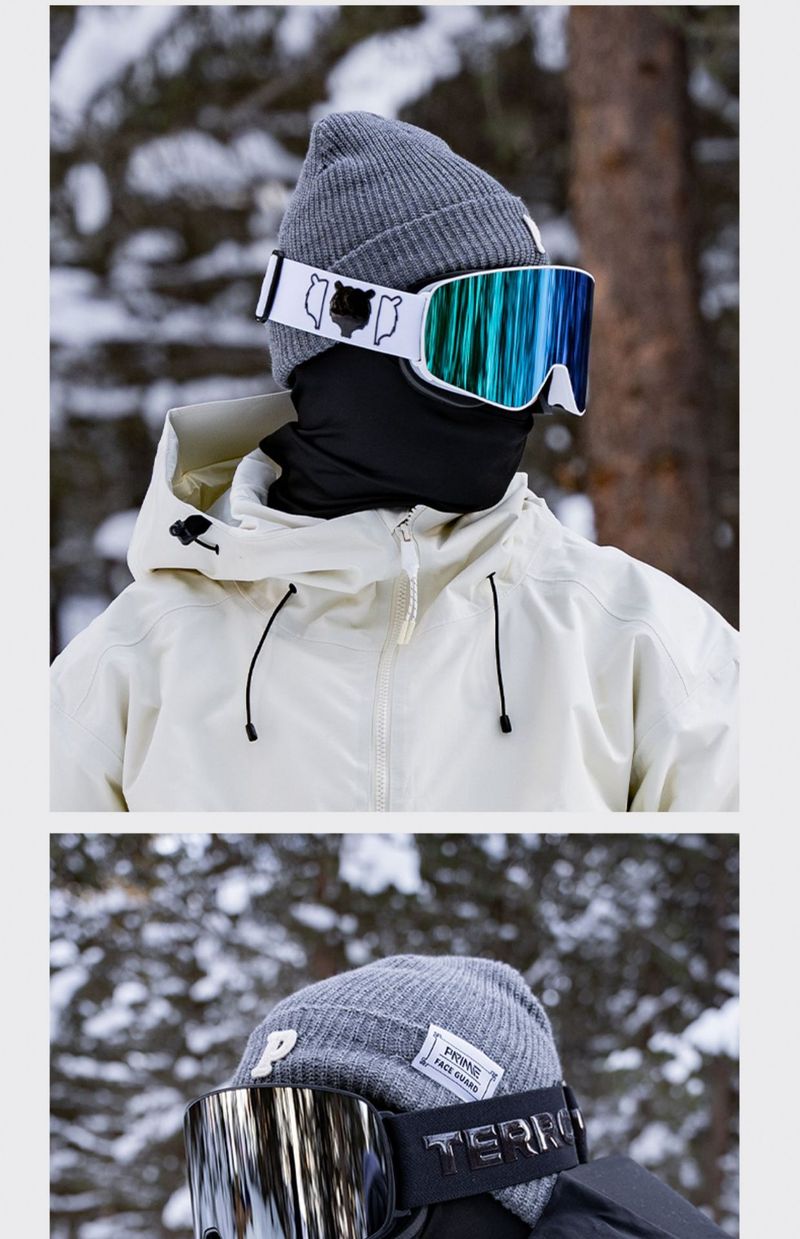 TERROR Spectrum Magnetic Ski Men Professional Lenticular Goggles For Women Anti-Fog Snowboard And Skiing Prescription_voghion.com