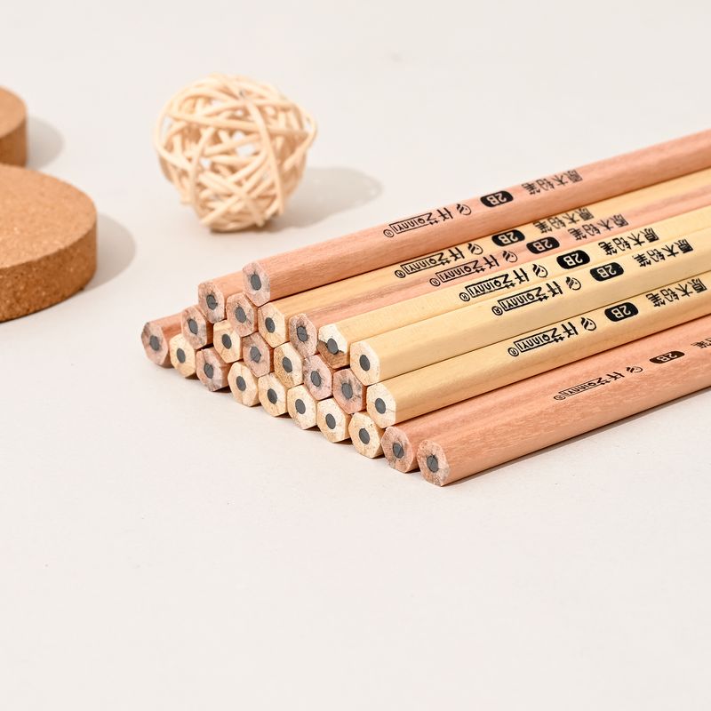 HB & 2B Wooden Pencils For Kids – Bulk Pack Of 12/50, Smooth Writing, School & Office Supplies, Ideal For Students & Artists_voghion.com