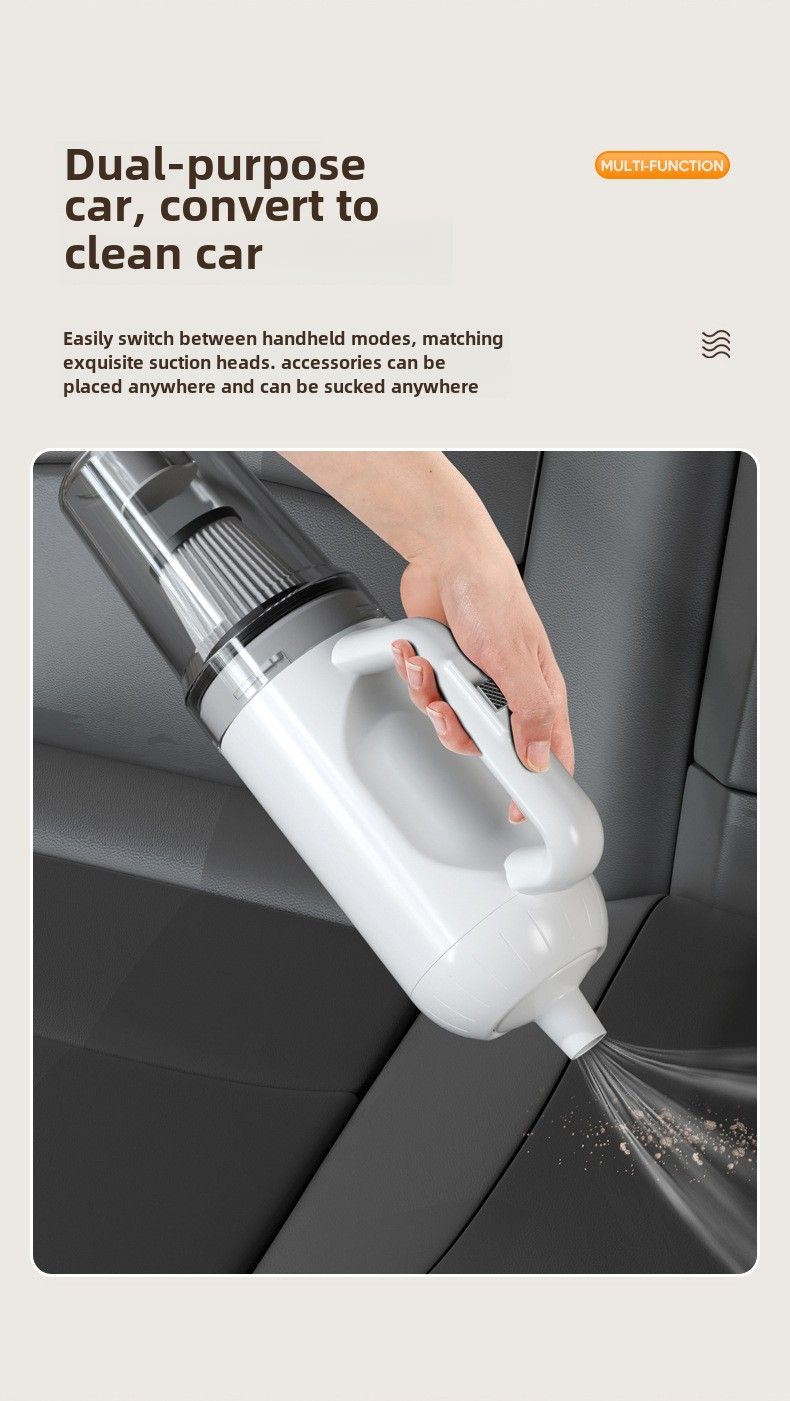 Auto Staubsauger drahtlos Super Haushaltswëschgerät mat Waassertank Auto Handheld Grouss Saugstaubblos_voghion.com