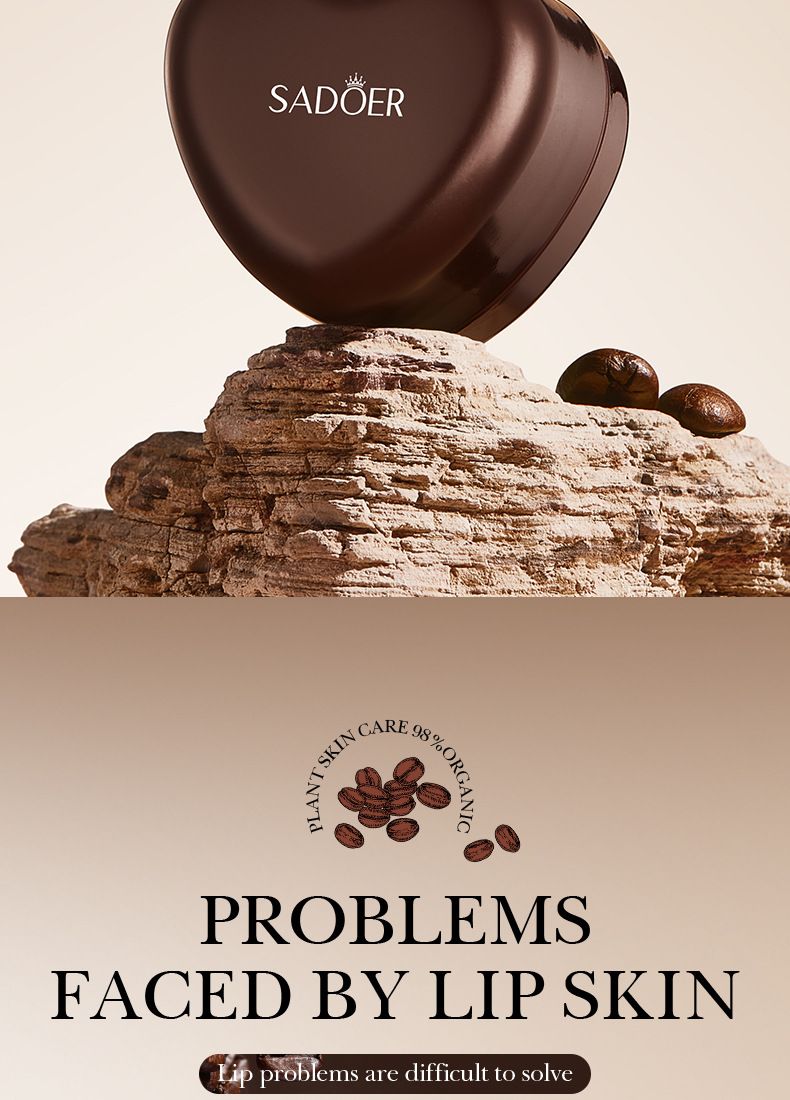 SADOER Coffee Moisturizing Lip Mask (New) 5.8g Care Lip Fading Lip Pattern Moisturizing Moisturizing Lip Mask_voghion.com