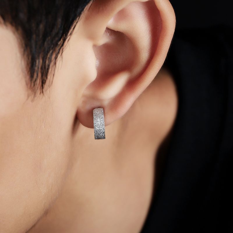 Clip Earrings Titanium Steel Ear Clip Fashion Punk Earrings Without Piercings For Women High End Versatile Ear Bone Clip Simple Earrings_voghion.com