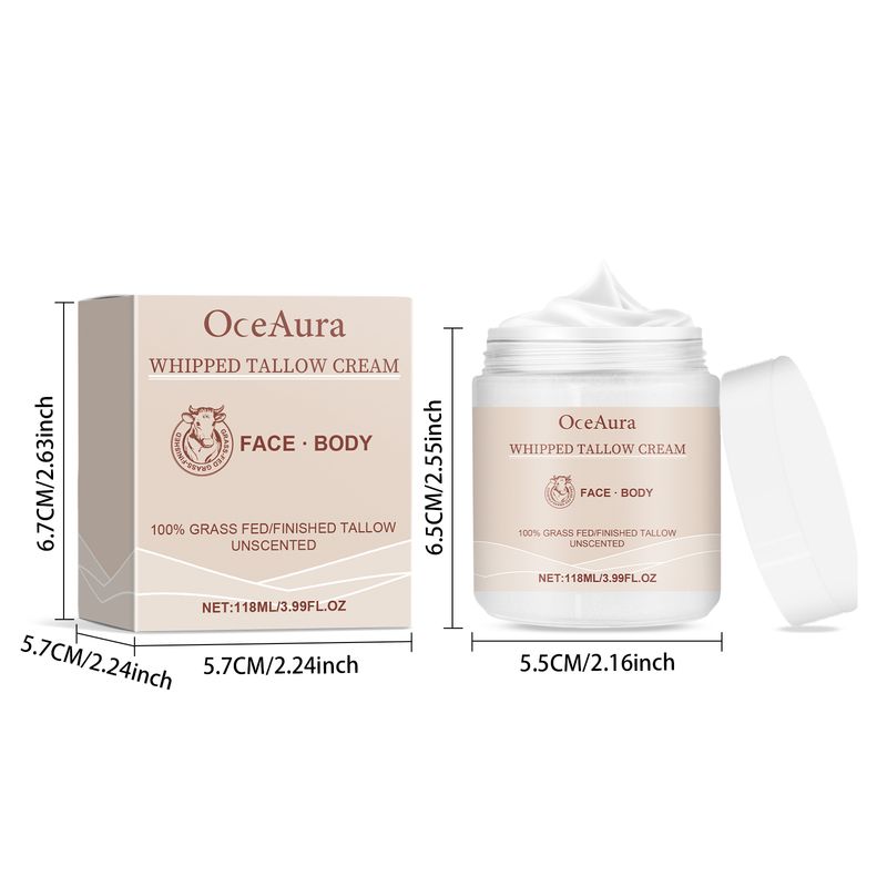 OceAura Tallow Cream Hydrating Repair Dull And Moisturizing Skin Moisturizing Face Cream_voghion.com