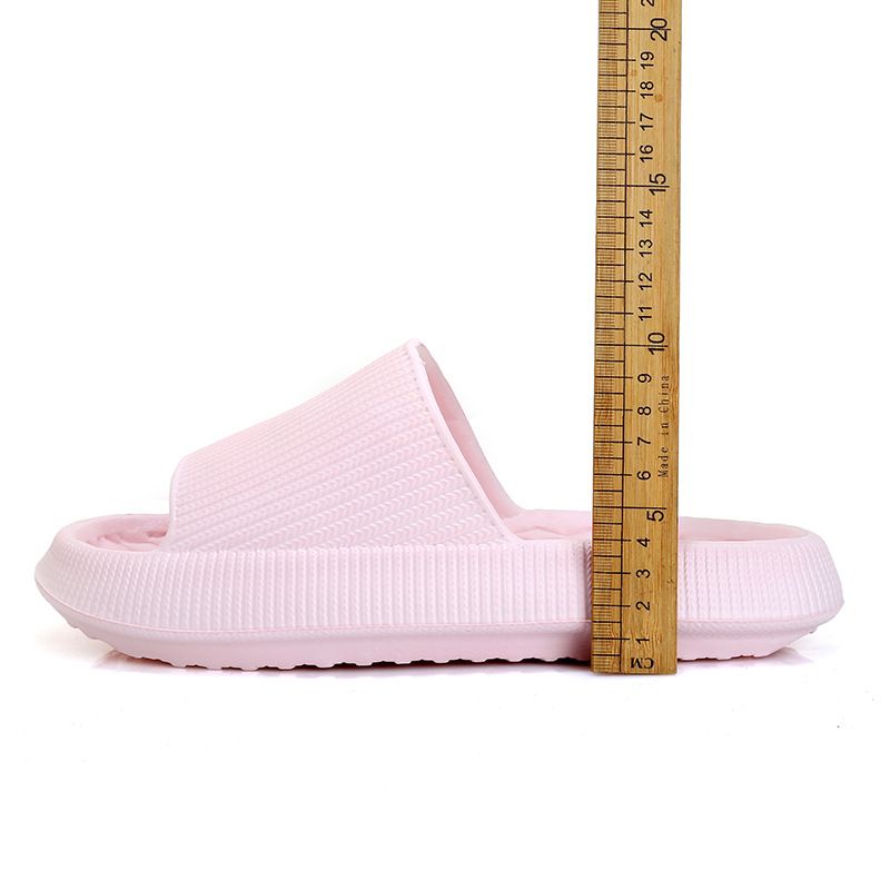 Pantofole da uomo con suola spessa, comode e silenziose, per l'estate, per donne e coppie, in EVA, per il bagno e la doccia._voghion.com
