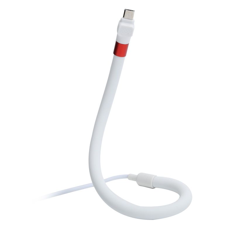 Mobile Phone Stand Up Fast Charging Cable Flexible Phone Holder Micro Usb BAJ_voghion.com