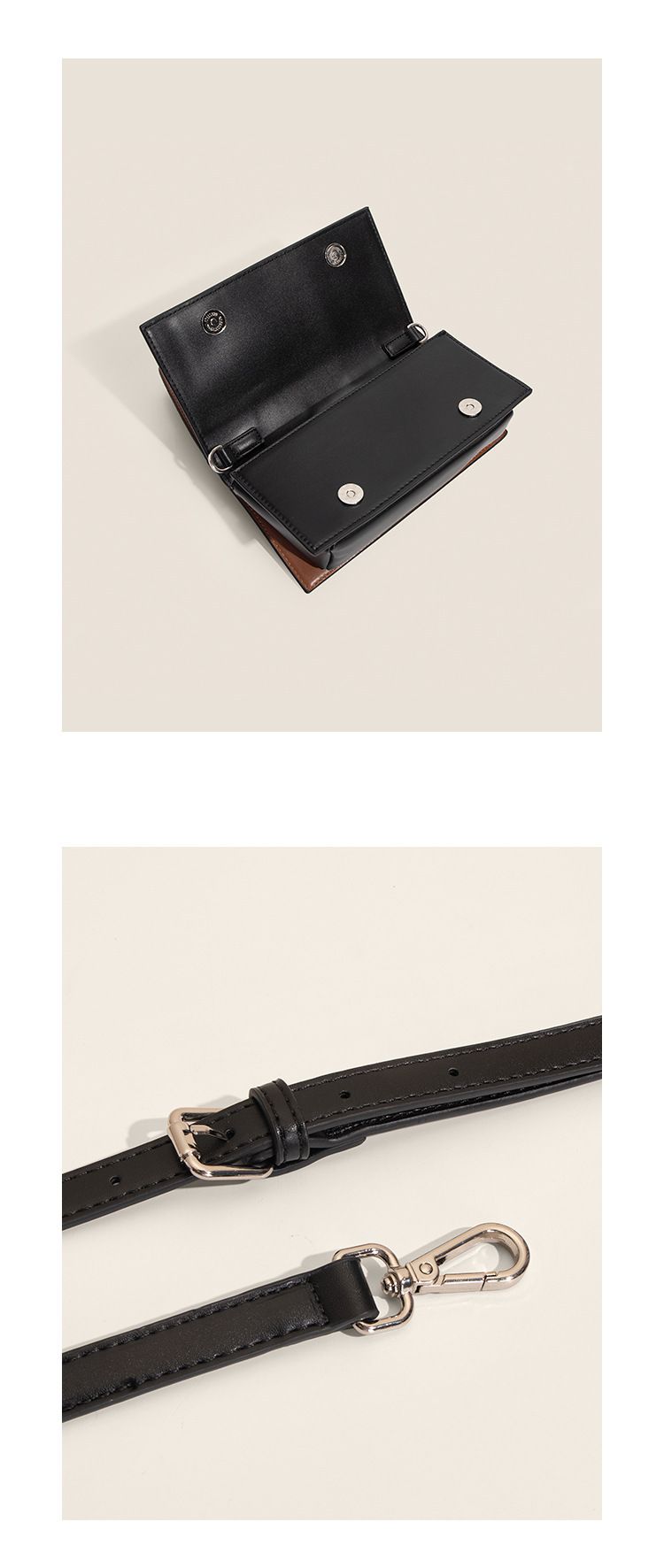Women's Bags New Summer Small Bag For Women Accordion Bag Personality Versatile Wide Shoulder Strap Contrast Color Portable Shoulder Bag_voghion.com