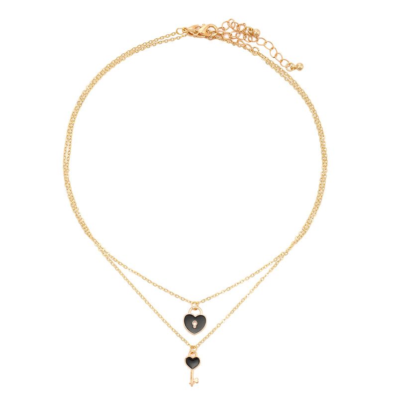 Hot sales 2 pieces, Men's and women's heart-shaped pendants_voghion.com