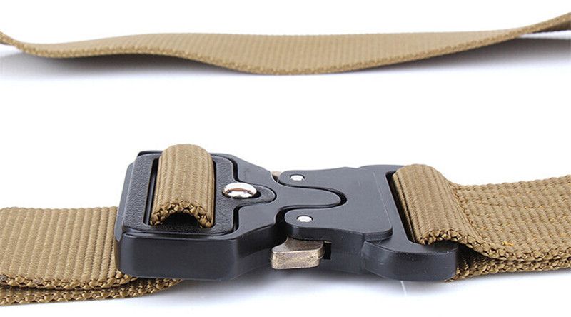 HOT Men's Belt Army Outdoor Hunting Tactical Multi Function Combat Survival Quick Release Magnetic Buckle Waist Belts Straps_voghion.com