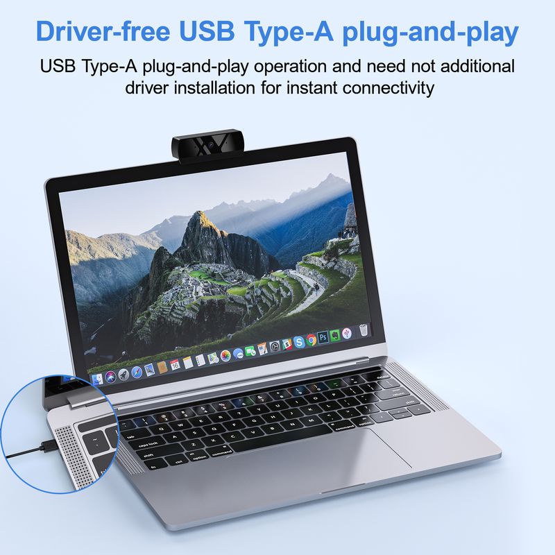 1080P USB Webcam With Microphone Autofocus Camera For PC Computer Laptop Live Streaming Webcam For Video Calling_voghion.com