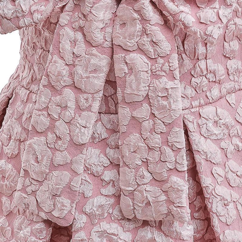 Vêtements pour bébés filles, style Royal, robe de princesse à manches bouffantes avec grand nœud, pour fête d'enfants_voghion.com