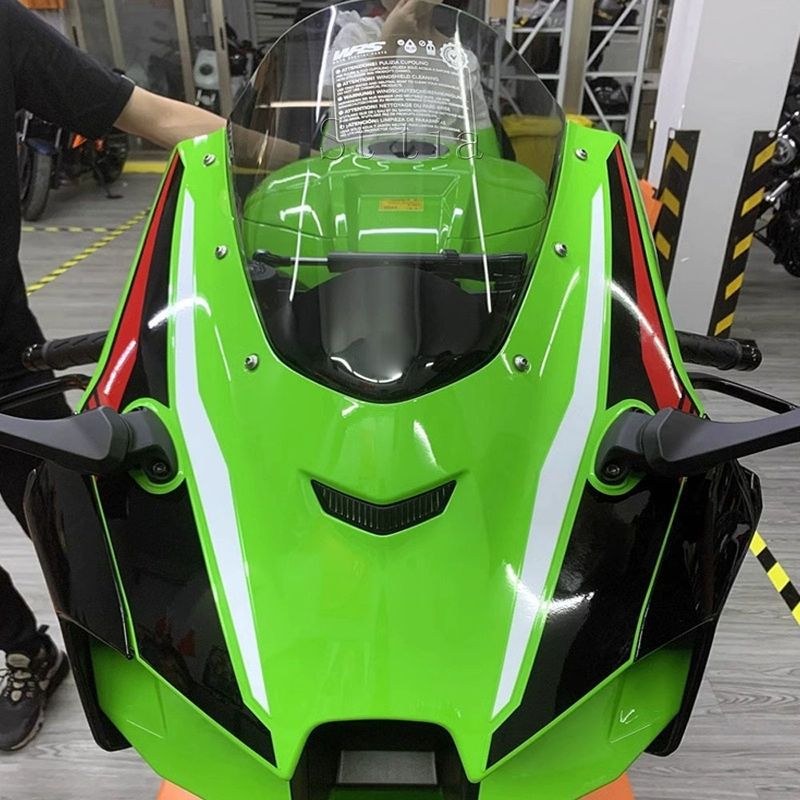 Motorcycle Windshield Windscreen Wind Deflector For Kawasaki ZX-10R Zx-10r 2021-2025 ZX10R Accessories Double Bubble Screen_voghion.com