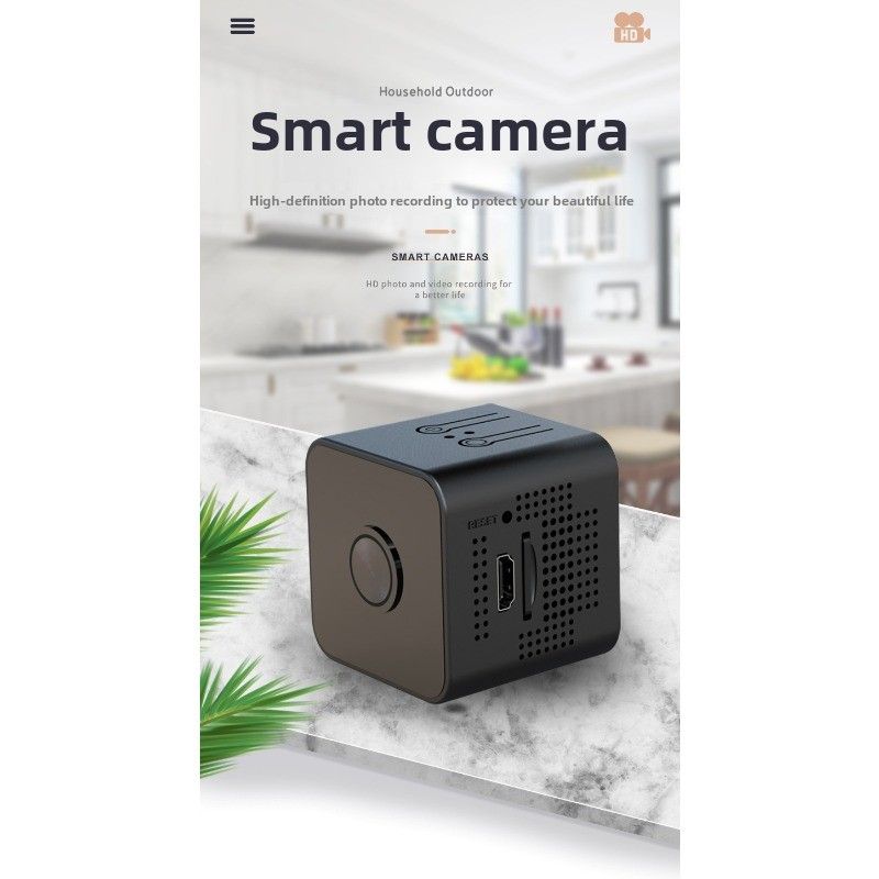 X1 camera high definition home 1080p wireless wifi small square remote night vision intelligent monitoring sports camera_voghion.com