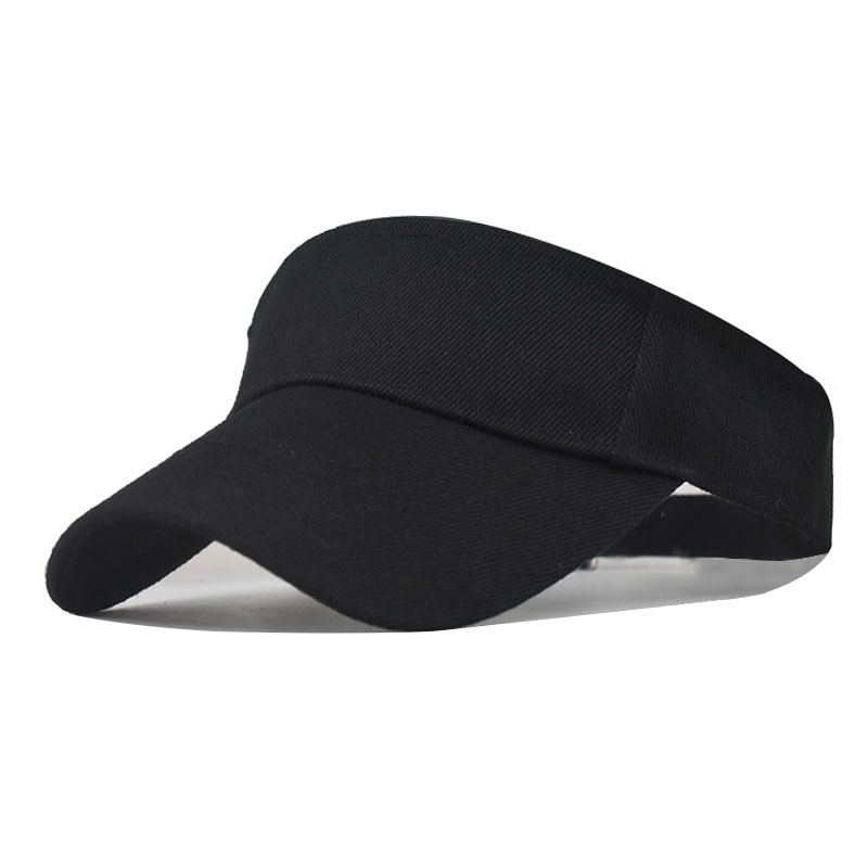 Spring Summer Sports Sun Cap Men' Cap Women Adjustable Cotton Visor UV Protection Top Empty Tennis Golf Running_voghion.com