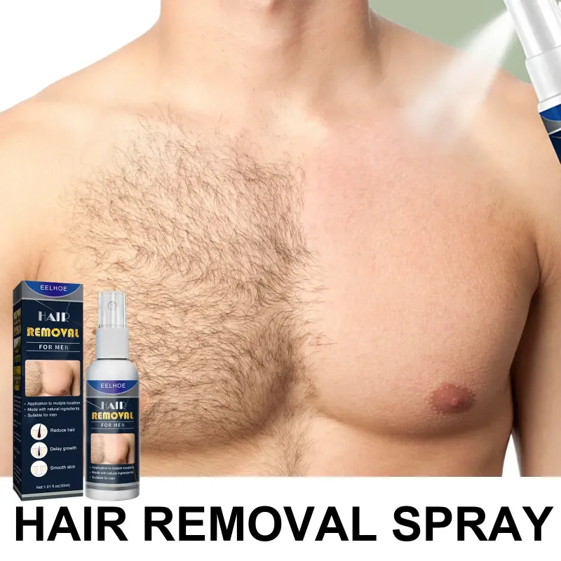 Spray depilatorio rapido e indolore per peli di corpo, petto, ascelle, gambe, braccia, parti intime, cura della pelle, rimozione della barba, crema depilatoria indolore_voghion.com