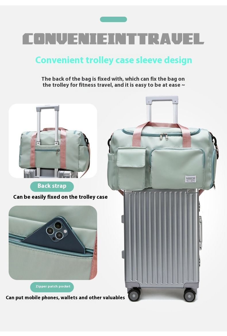 Travel short distance travel luggage bag, large capacity, multifunctional, lightweight, dry wet separation, sports and_voghion.com