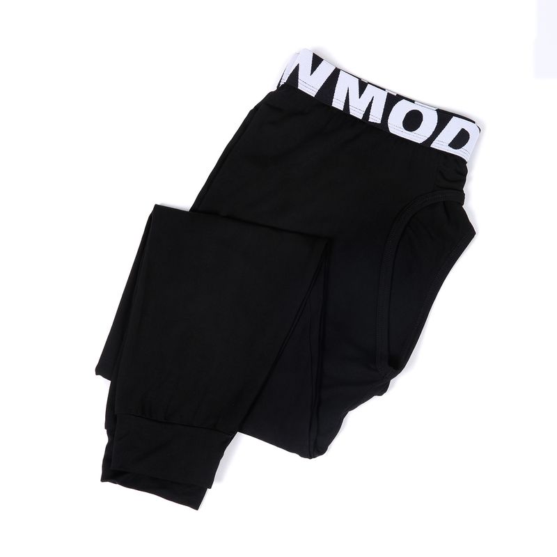 Sous-vêtements thermiques ajustés en modal pour hommes - Conception respirante à entrejambe ouvert pour plus de confort et de style_voghion.com