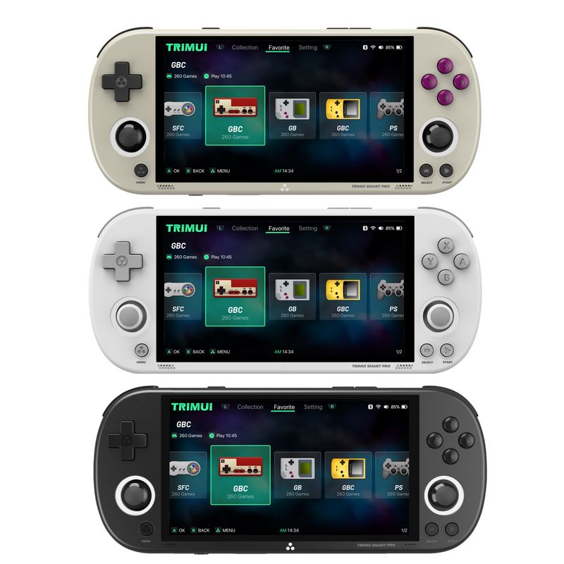 New TRIMUI Intelligent Professional Handheld IPS Open Source PSP Arcade Game Console_voghion.com