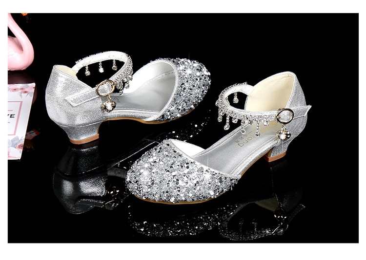 Sandali estivi nuovi alla moda da principessa per ragazze Big Water Diamond Performance edizione coreana scarpe per bambini traspiranti rosa_voghion.com