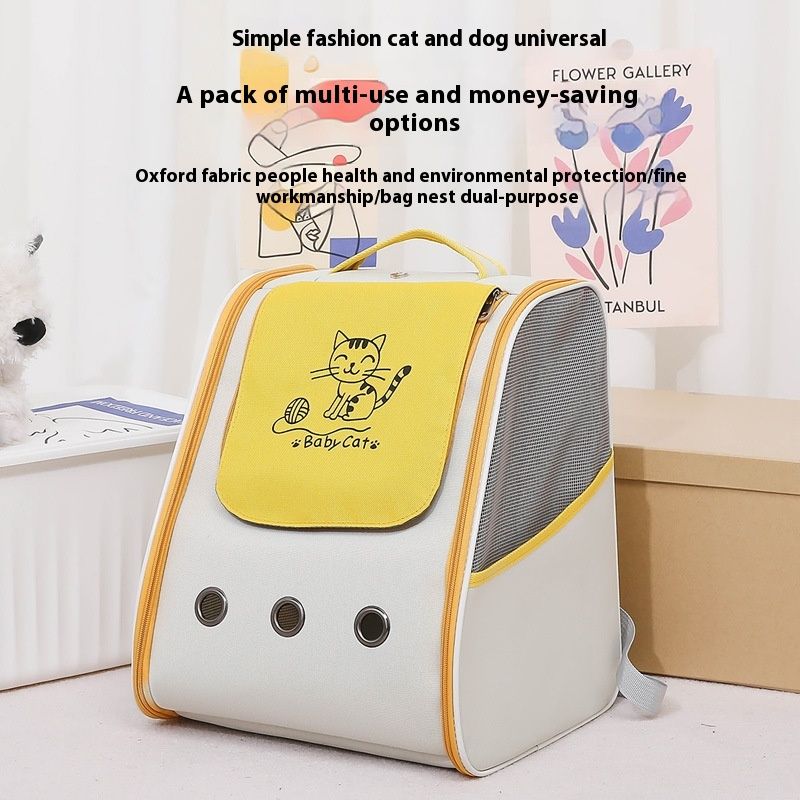 New Space Module Portable Pet Bag For Outgoing, Shoulder Bag, Small Cat Backpack, Walking Dog Backpack_voghion.com