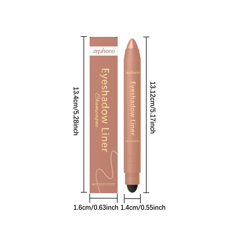 Zephoco 2-in-1 Smooth Outline Bunt Einfach aufzutragendes Augen-Make-up Modischer Eyeliner-Stift_voghion.com