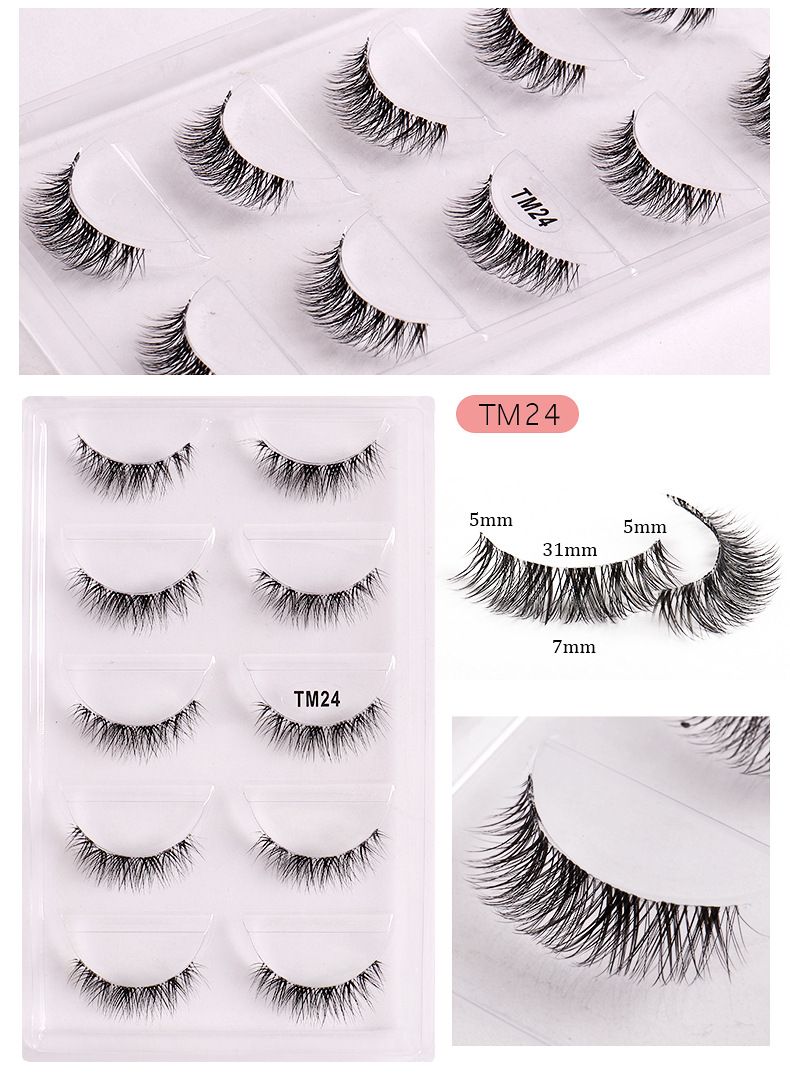 DIY Transparent Fishing Line Terrier False Eyelashes Deviruchi cos False Eyelashes Natural Simulation Grafting Whole Self-adhesive Eyelashes_voghion.com