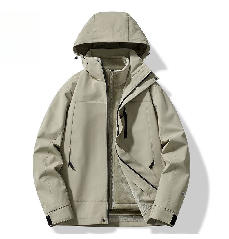 Giacca invernale autunnale, tuta da trekking staccabile 3 in 1 per uomo e donna, set da due pezzi, acquisto di gruppo_voghion.com