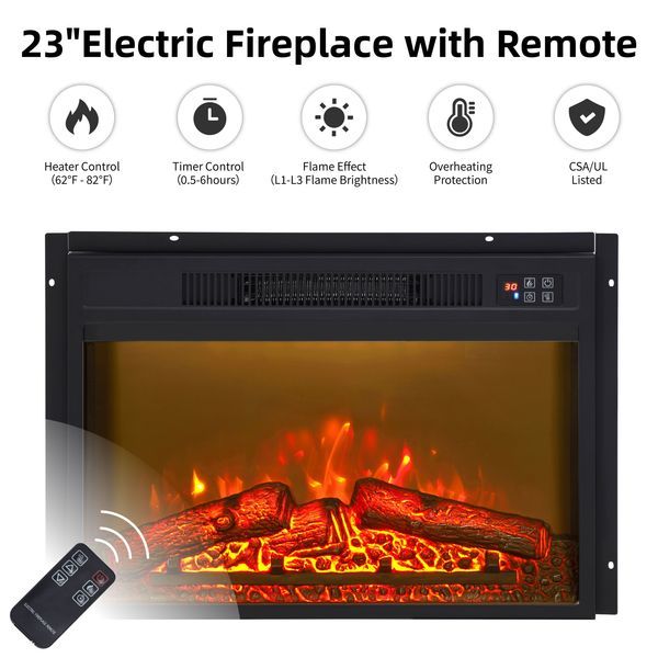 Fireplace TV Stand For Television Up To 65 Inch With Storage And Farmhouse Sliding Barn Doors, Entertainment Center With Cabinet And Shelves,Natural_voghion.com