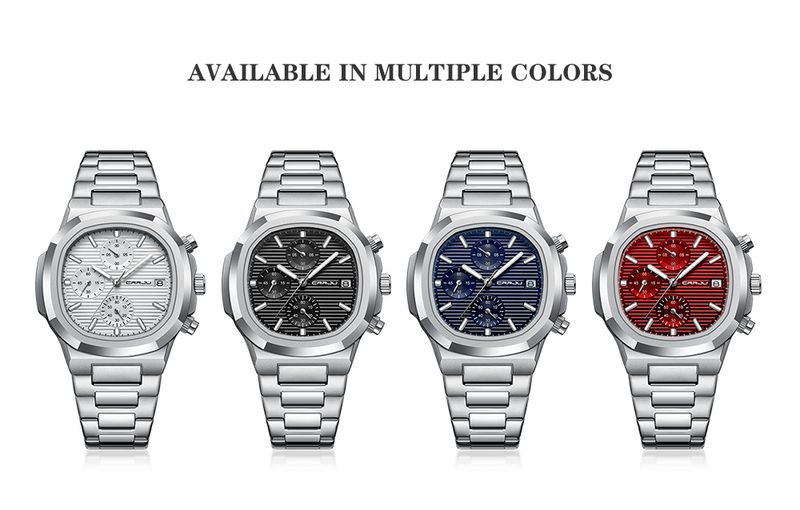 CRRJU Brand Watch Men Quartz Top Brand Luxury Automatic Date Wristwatch For Men Waterproof Sport Chronograph Clock Mans_voghion.com