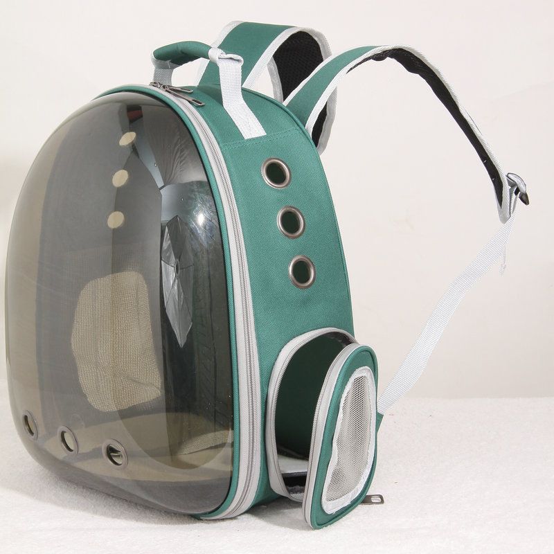 Sac à dos d'extérieur portable de grande capacité, respirant, double bandoulière, pour chat, sac d'école, capsule spatiale, fournitures pour animaux de compagnie_voghion.com