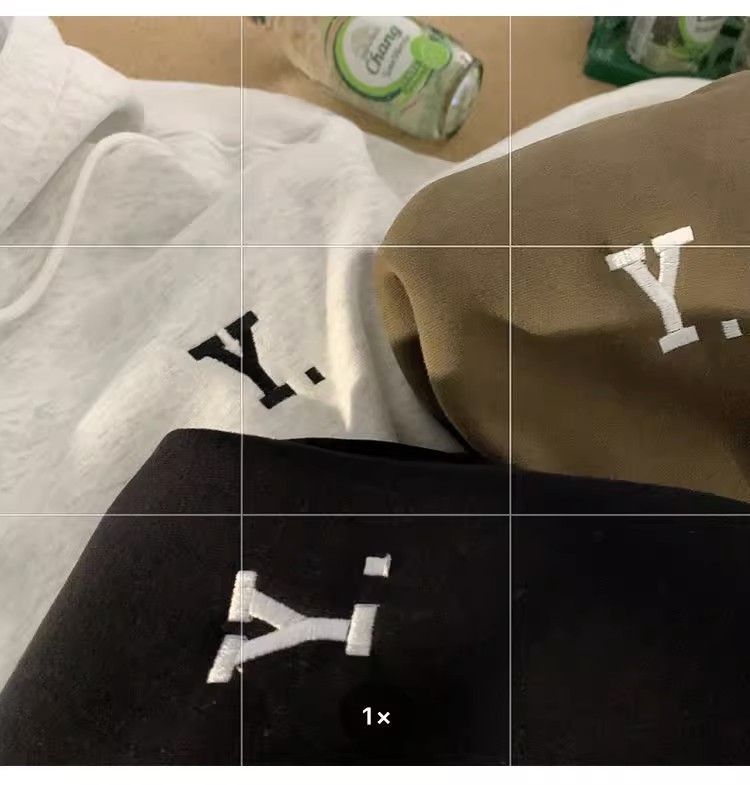 Felpa con cappuccio e stampa di lettere in velluto Silver Fox, versione coreana, stile coppia, giacca sportiva casual autunnale e invernale per uomo_voghion.com