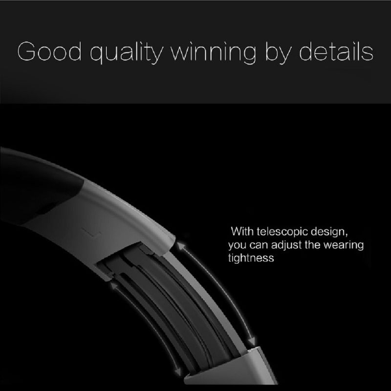 Cuffie wireless radio over-ear compatibili con Bluetooth, auricolari stereo per computer e telefono, supporto audio FM._voghion.com