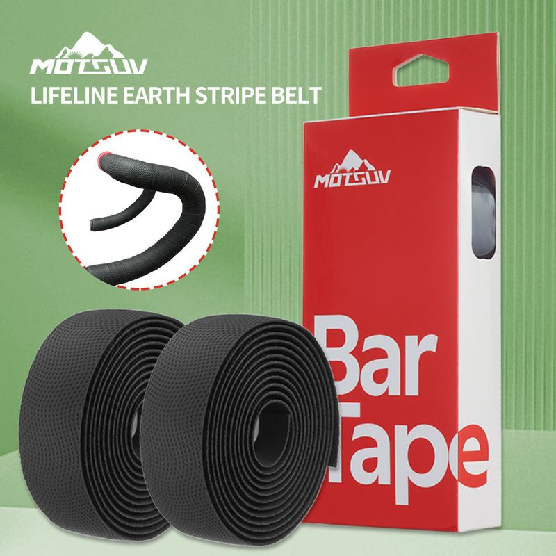 Nastro manubrio in silicone per bicicletta da strada, avvolgimento curvo, antiscivolo, assorbimento degli urti, attrezzatura da ciclismo_voghion.com