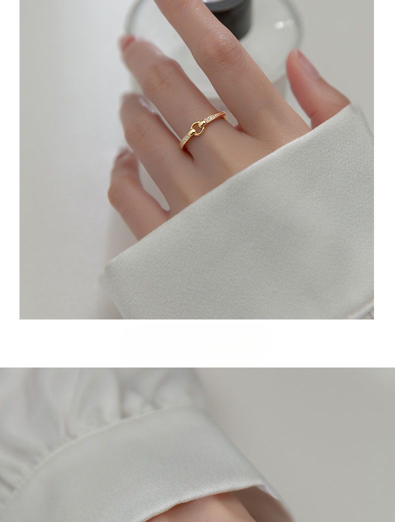 Circle Ring For Women, Ins Style, Non-Fading, Minimalist, High-End Feel, Niche Design, Student, High Appearance, Best_voghion.com