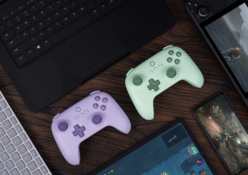 AKNES 8BitDo Ultimate C Bezprzewodowy 2.4G Kontroler gier Gamepad Joystick do PC Windows 10 11 Steam Deck Raspberry Pi_voghion.com
